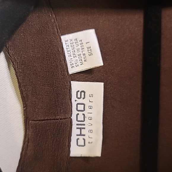 Chico Brown Travelers sz 1 Jacket - Picture 2 of 4